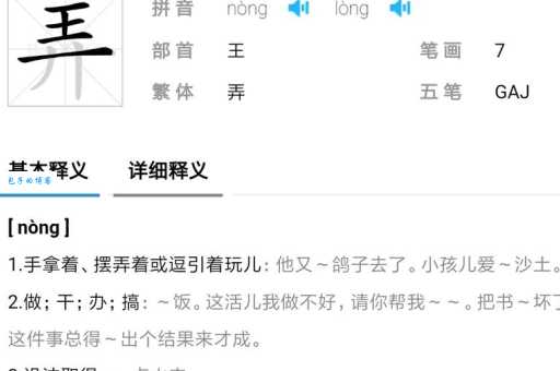 弄是什么意思