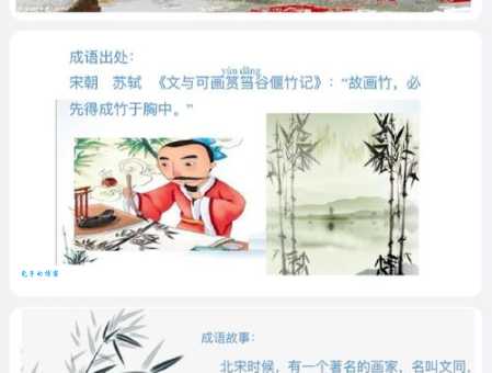 胸有成竹的主人公是谁？胸有成竹的故事