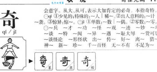 奇是什么意思