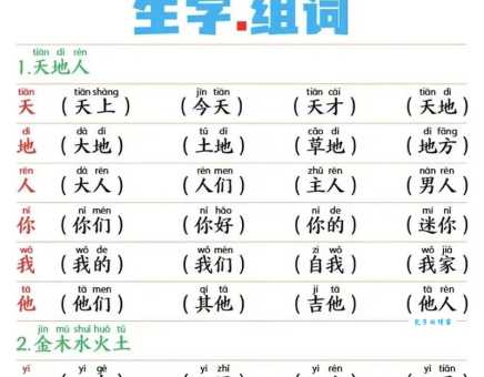 个组词