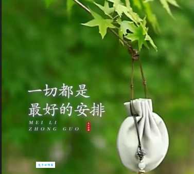 一切都是最好的安排是什么意思