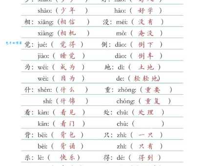 嵌的多音字组词信息
