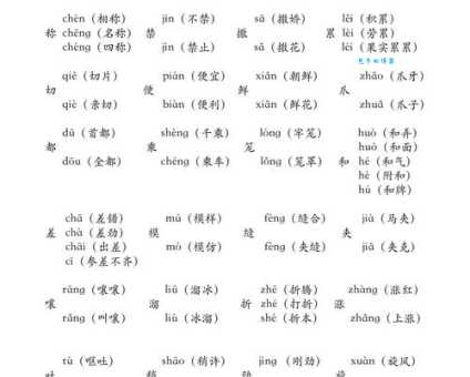 扁的多音字组词信息