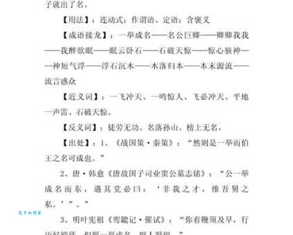 举是什么意思