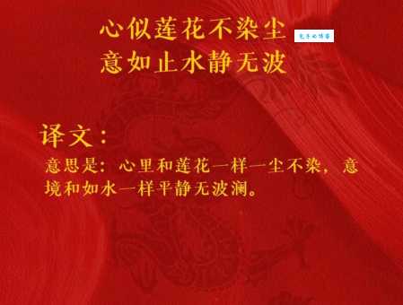 一尘不染