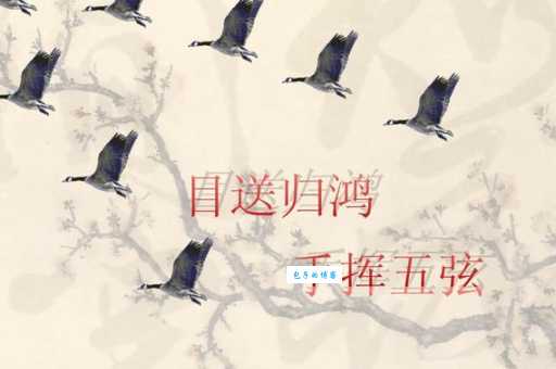 目送手挥