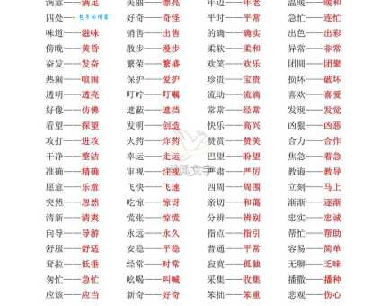 探索隐约的同义词，巧用近义词书写精准表达