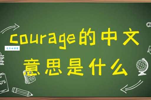 courage是什么意思？courage怎么读？courage例句及用法