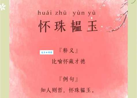 怀珠韫玉
