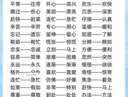 顺序的近义词详解：依次、按序、循序等如何使用？