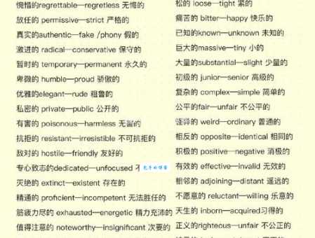 搞懂below的反义词above，彻底解决英语词汇难题