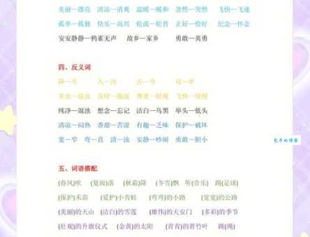弄清下降的反义词,轻松掌握词汇之间的关系