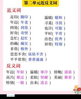 平平淡淡的反义词是什么?教你轻松找到它的同义词!