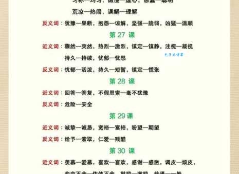 快速掌握附近的反义词:彻底搞懂远处和遥远