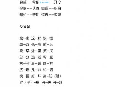 爱惜的反义词是什么？这几个词你都认识吗？