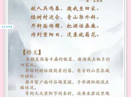 过故人庄