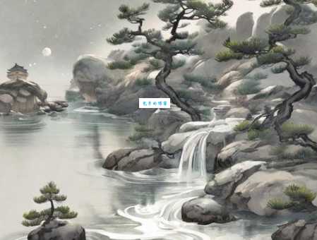 明月松间照，清泉石上流。