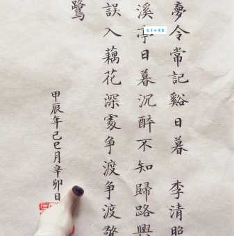 常记溪亭日暮，沉醉不知归路。