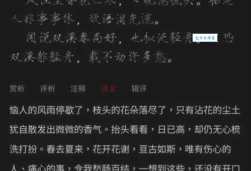 物是人非事事休，欲语泪先流。