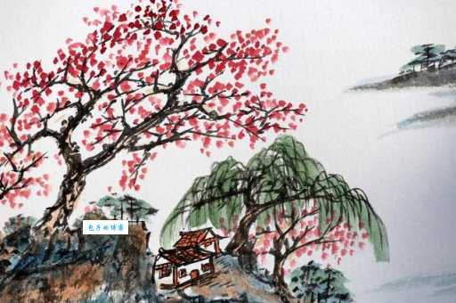 榆柳荫后檐，桃李罗堂前。