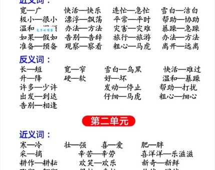 汉语词语“单调”的同义词、近义词、反义词及区别与用法