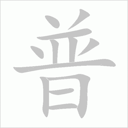 普组词