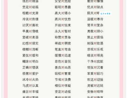 汉语词语“严肃”的同义词、近义词、反义词及区别与用法