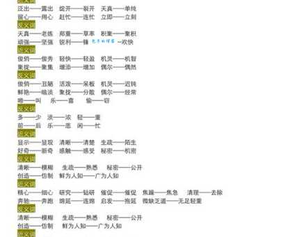 汉语词语“亮堂”的同义词、近义词、反义词及区别与用法
