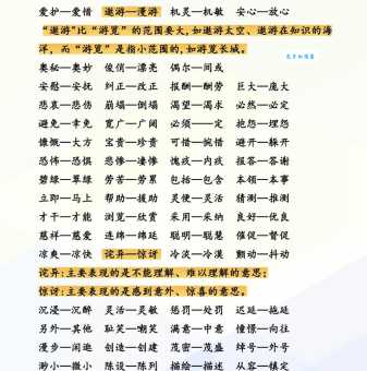汉语词语“陌生”的同义词、近义词、反义词及区别与用法
