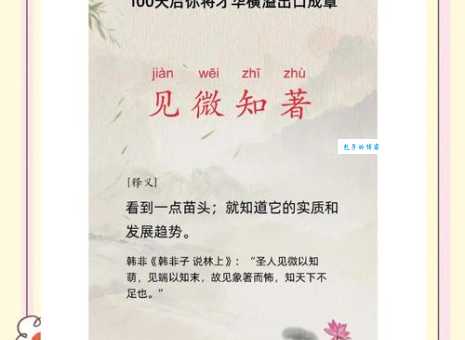 见微知著的反义词