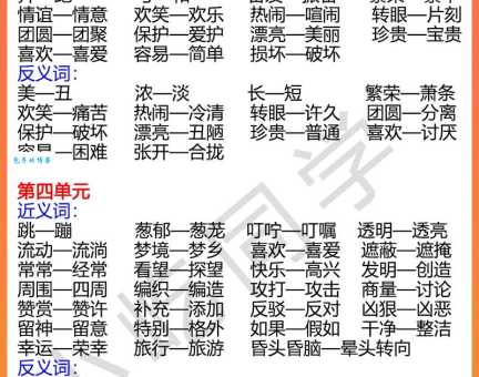 汉语词语“轻”的同义词、近义词、反义词及区别与用法