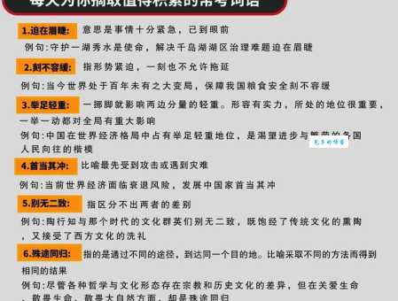 汉语词语“迫在眉睫”的同义词、近义词、反义词及区别与用法