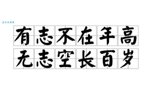 有志不在年高的意思解析 如何实现人生理想