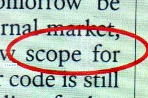 scope是什么意思 职场和编程中的scope分别指什么