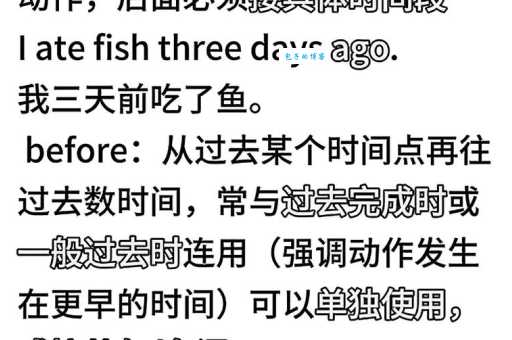ago是什么意思 英语初学者必看的时间副词解析