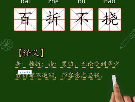 百折不挠的意思你知道吗 为什么成功需要这种品质