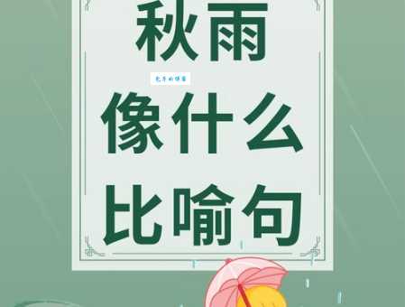 秋雨绵绵的唯美句子大全：感受秋雨的温柔