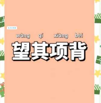 望其项背的意思解释 轻松掌握成语用法