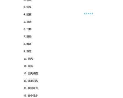 “飘扬”是什么意思？这几个例子帮你轻松理解！