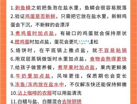 搞懂咸盐是什么意思，烹饪用盐不再困惑！