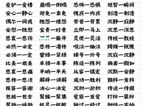 粗笨的近义词大全来了！告别用词单一的烦恼！