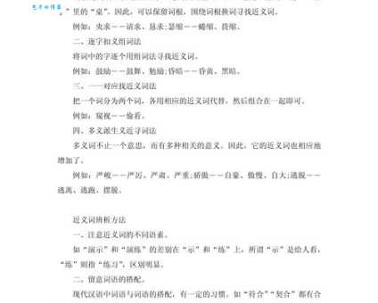 常用求医的近义词盘点，轻松掌握不犯错！