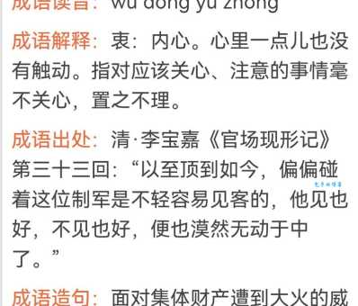 成语言不由衷什么意思？老教师为你详细解析背后的典故！