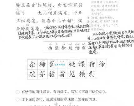 清平乐村居的意思翻译注解，简单易懂的古诗词赏析