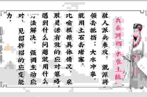 兵来将挡水来土掩的意思解析,教你如何灵活应对各种困难