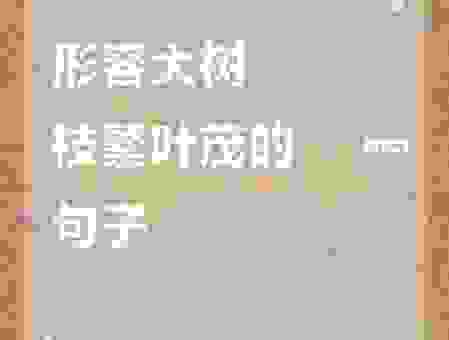 枝繁叶茂的意思详解，通过生动例子让你秒懂其中含义！